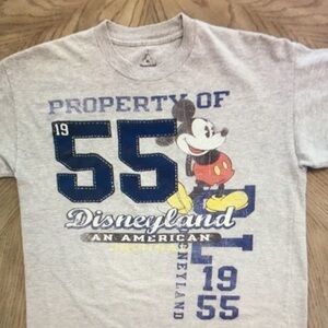 Gray Mickey Mouse Kids T-Shirt